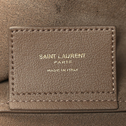 Saint Laurent Calfskin Large Shopping Tote Taupe 8 of 12