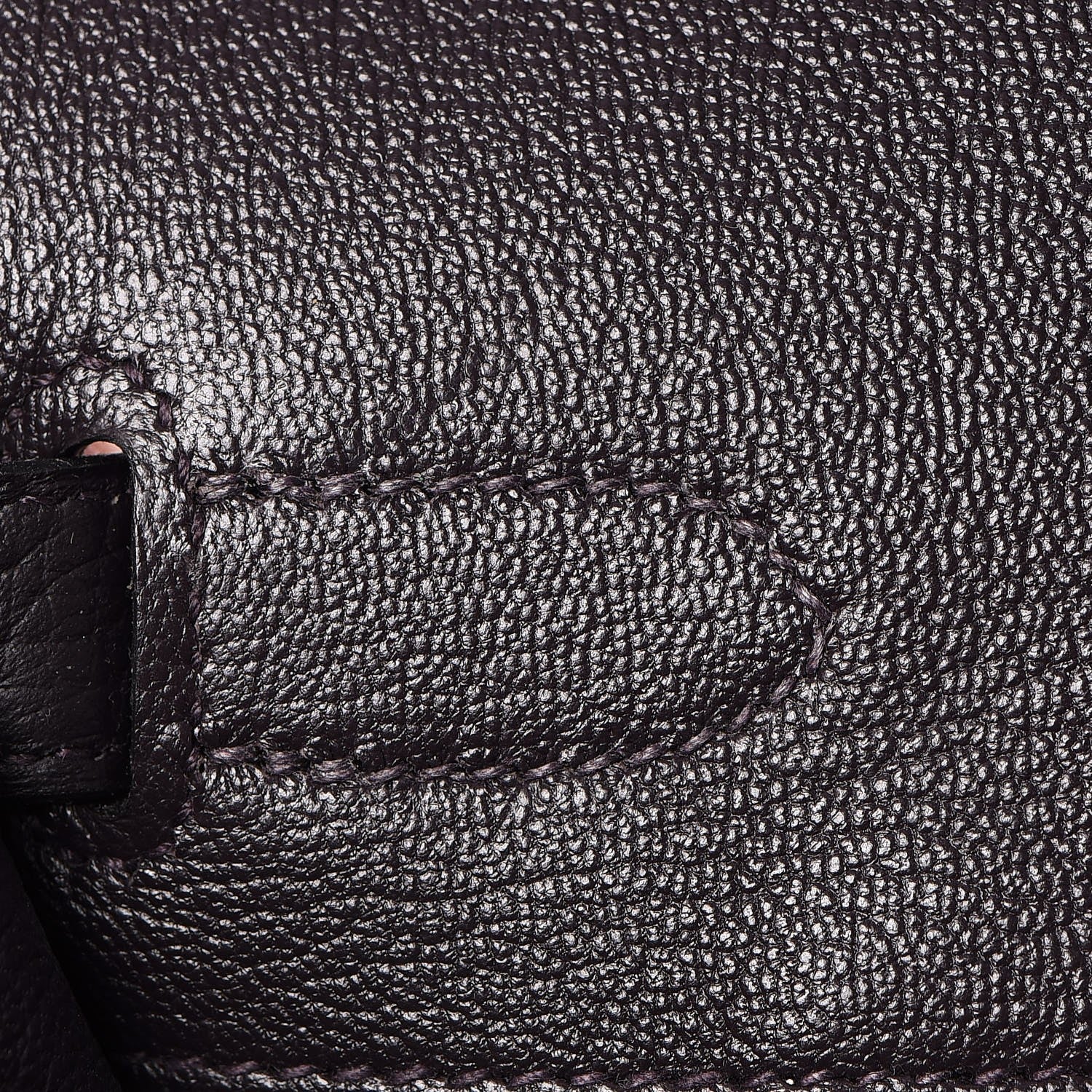 Hermes Taurillon Clemence Birkin 35 Prunoir 9 of 31