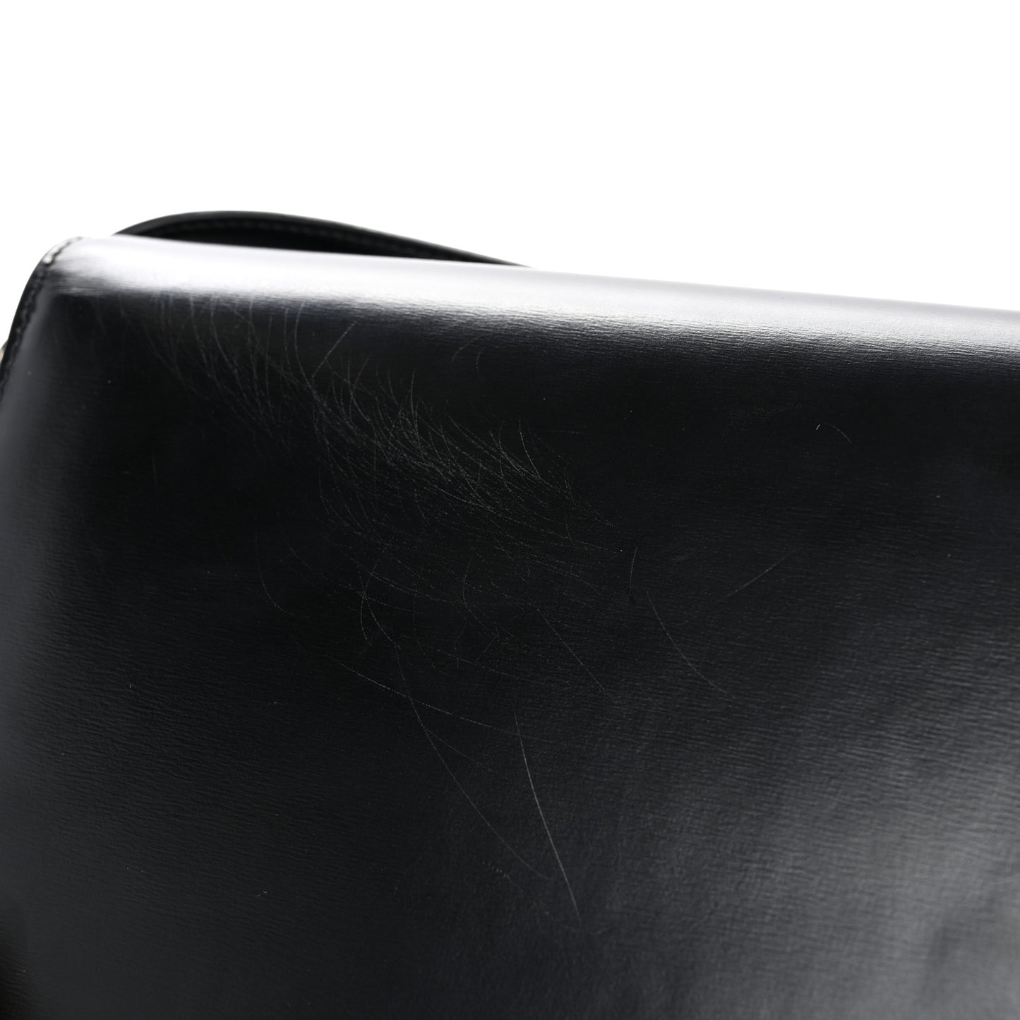 Shiny Calfskin Medium Triomphe Black