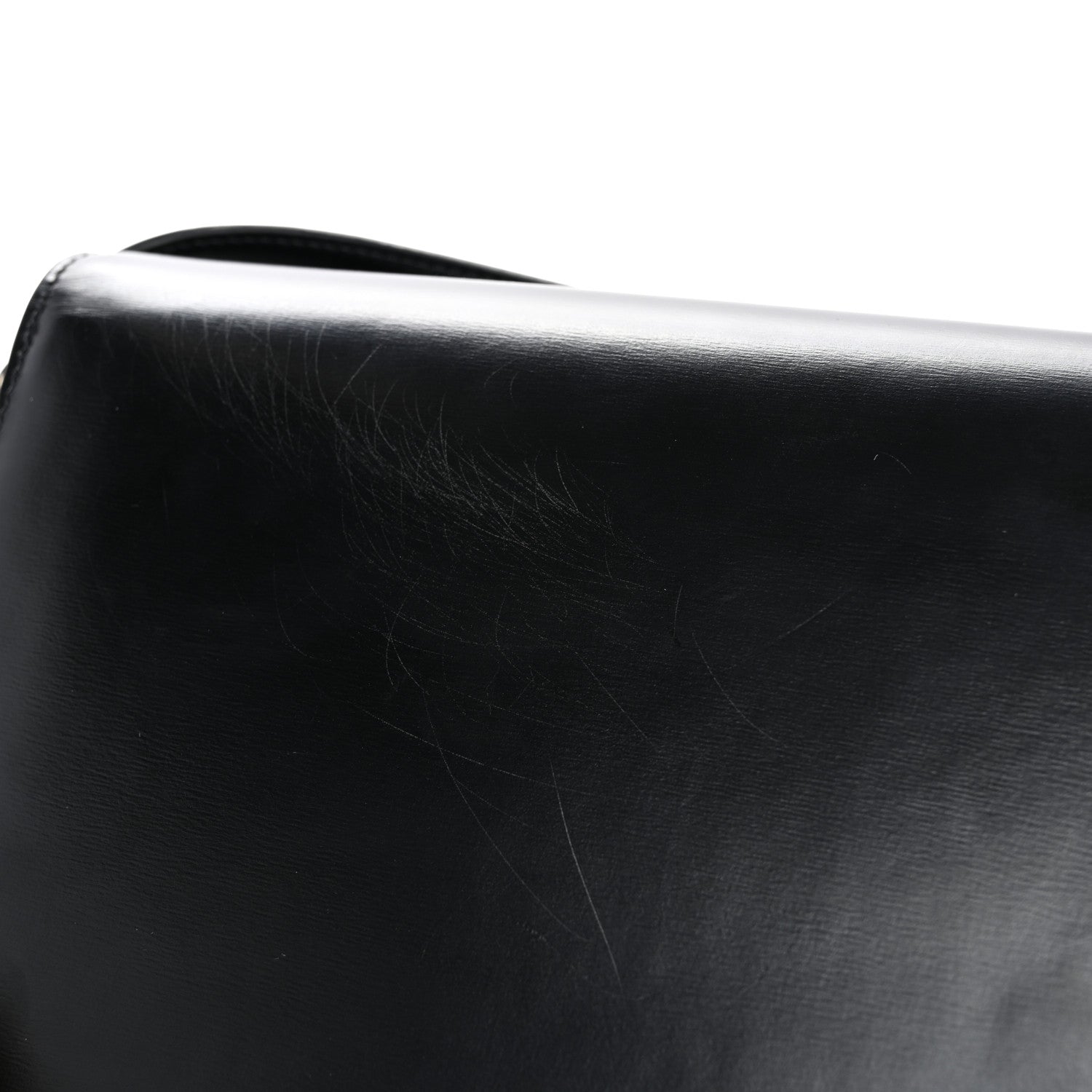 Celine Shiny Calfskin Medium Triomphe Black 12 of 13