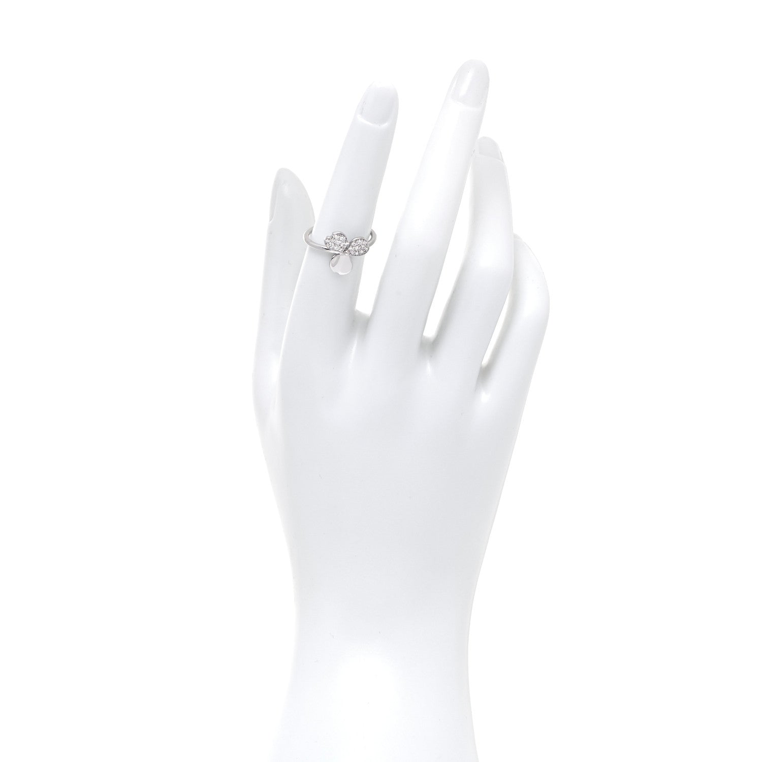Tiffany Platinum Diamond Paper Flowers Ring 52 6 2 of 5