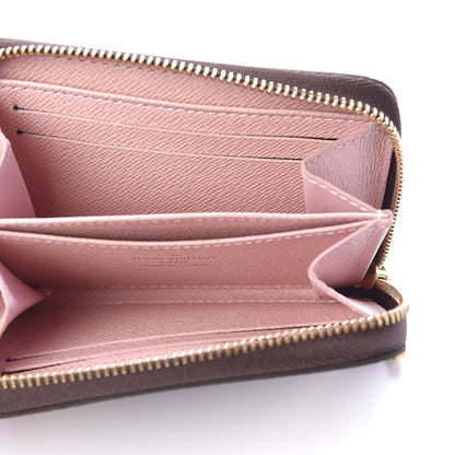Louis Vuitton Damier Ebene Zippy Coin Purse Rose Ballerine 5 of 6