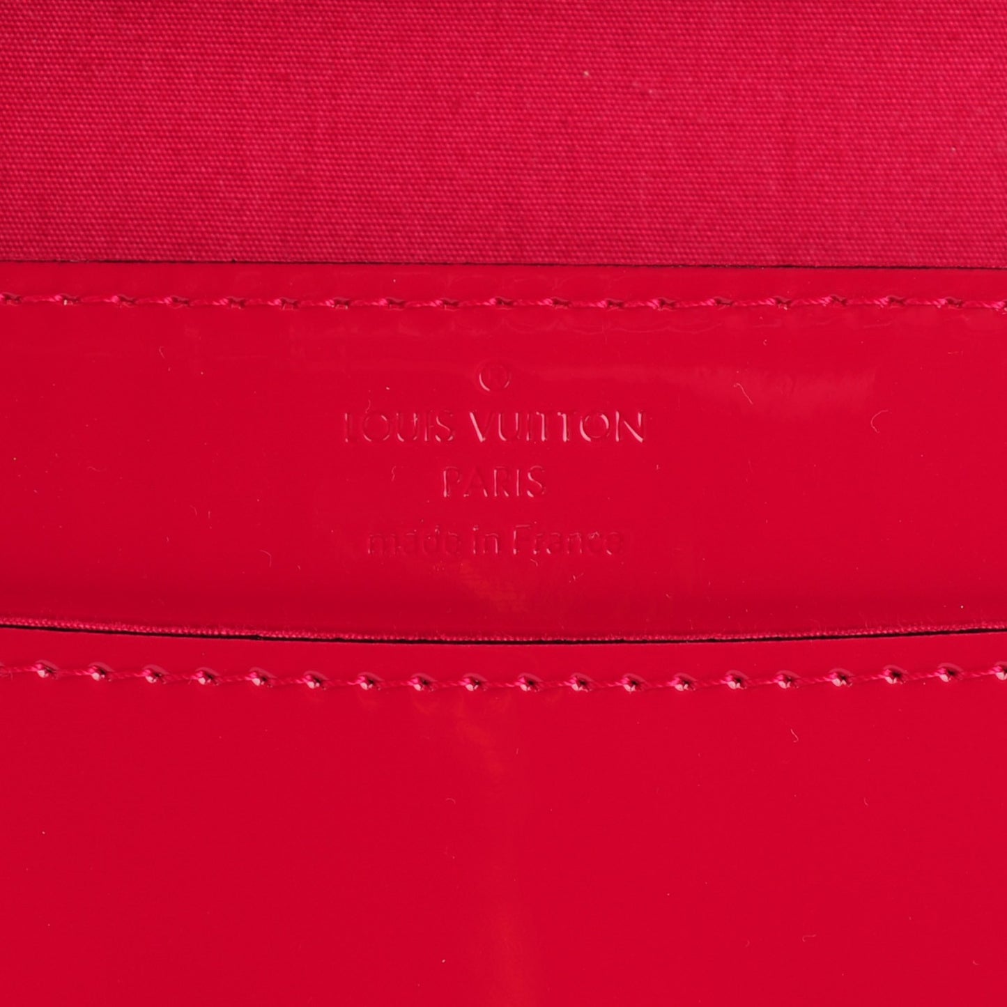 Patent Louise Clutch Rose Indien