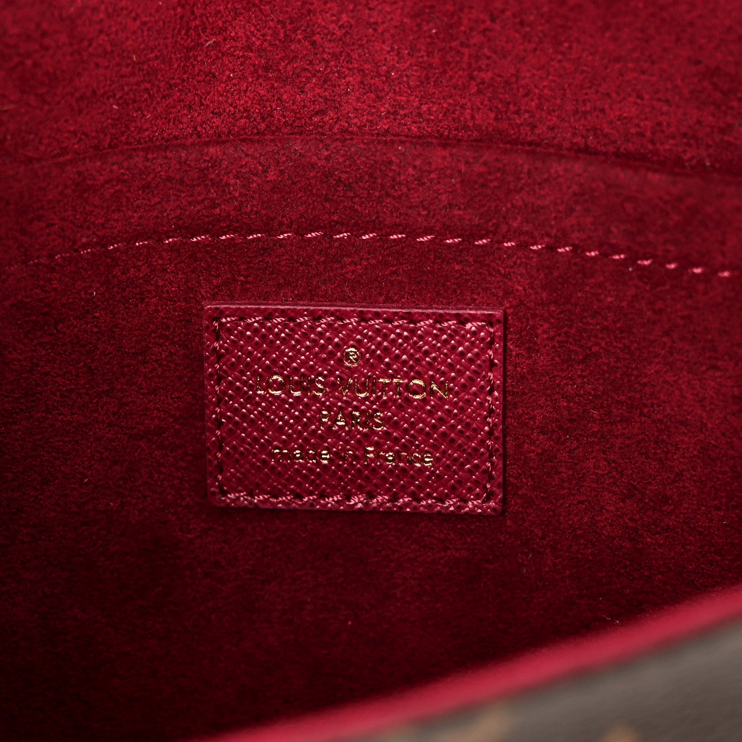 Louis Vuitton Monogram Pochette Felicie Chain Wallet Fuchsia 6 of 9