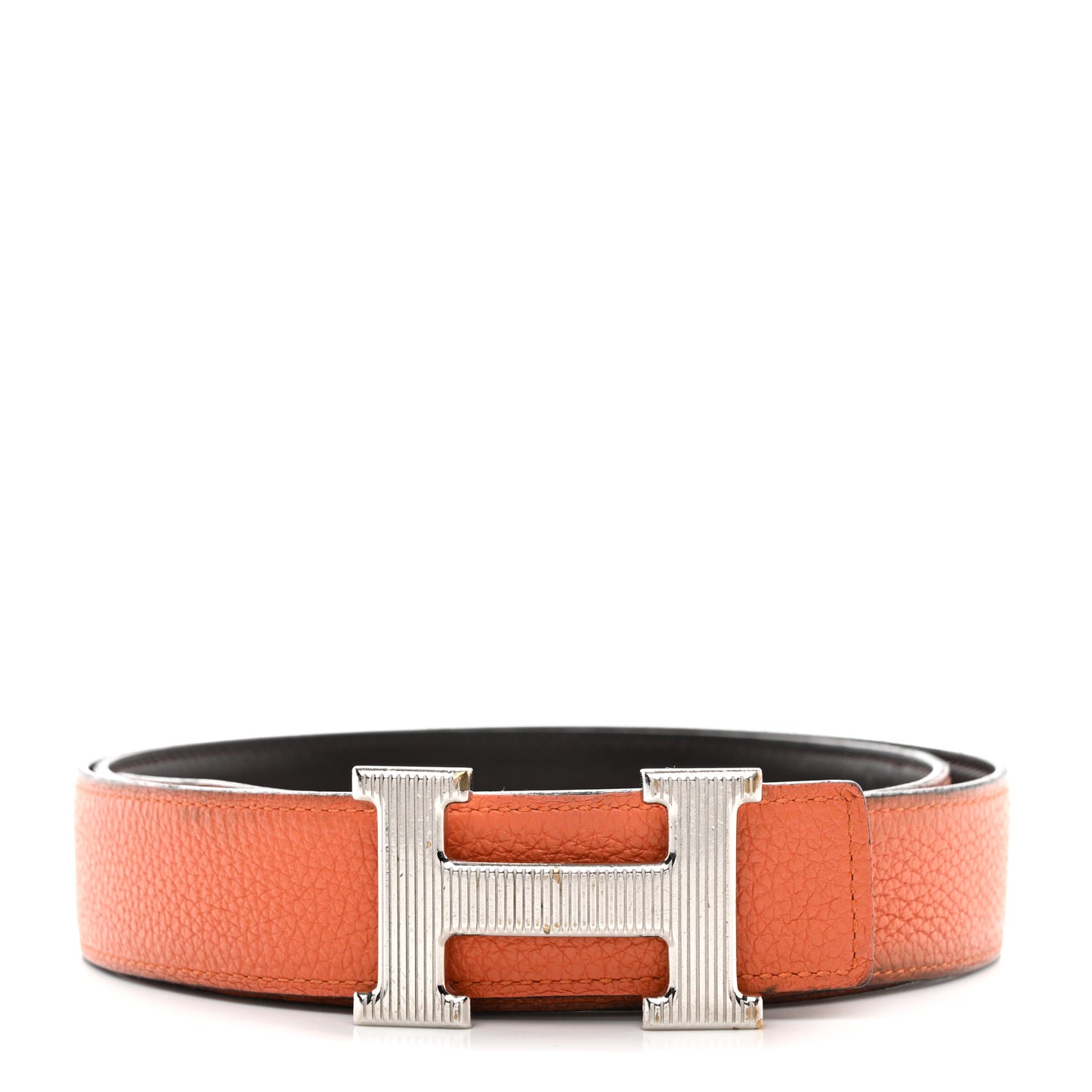 Box Togo 32mm Strie H Belt 90 36 Chocolate Orange