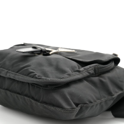 Prada Nylon Vela Sling Messenger Bag Black 10 of 12