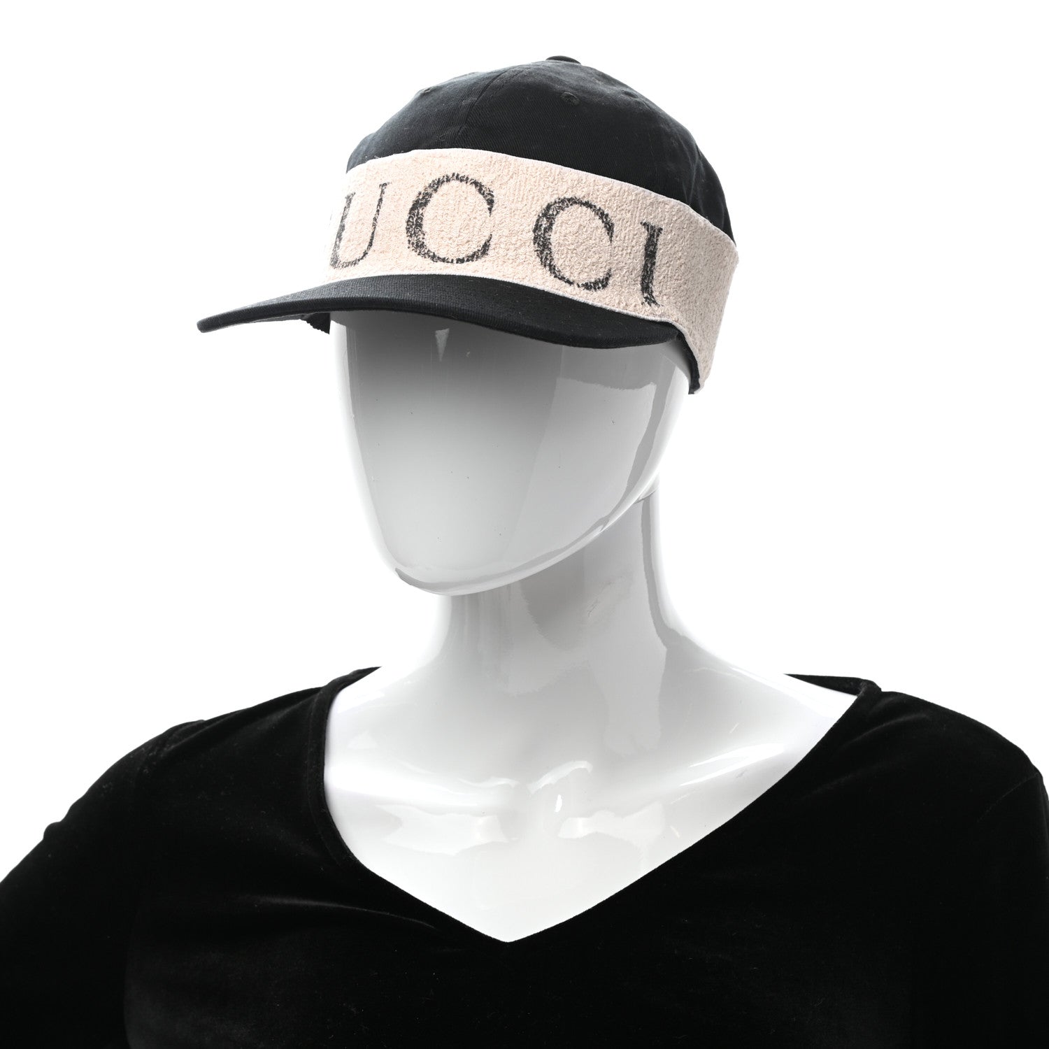 Gucci Gabardine Gucci Headband Baseball Hat M Black 2 of 10