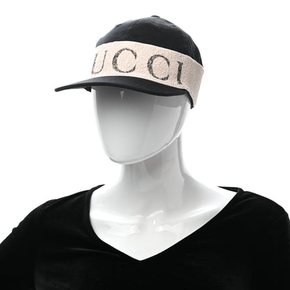 Gucci Gabardine Gucci Headband Baseball Hat M Black 2 of 10
