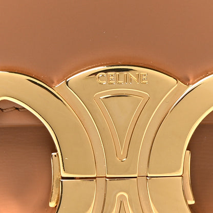 Celine Shiny Calfskin Teen Triomphe Bronze 7 of 10