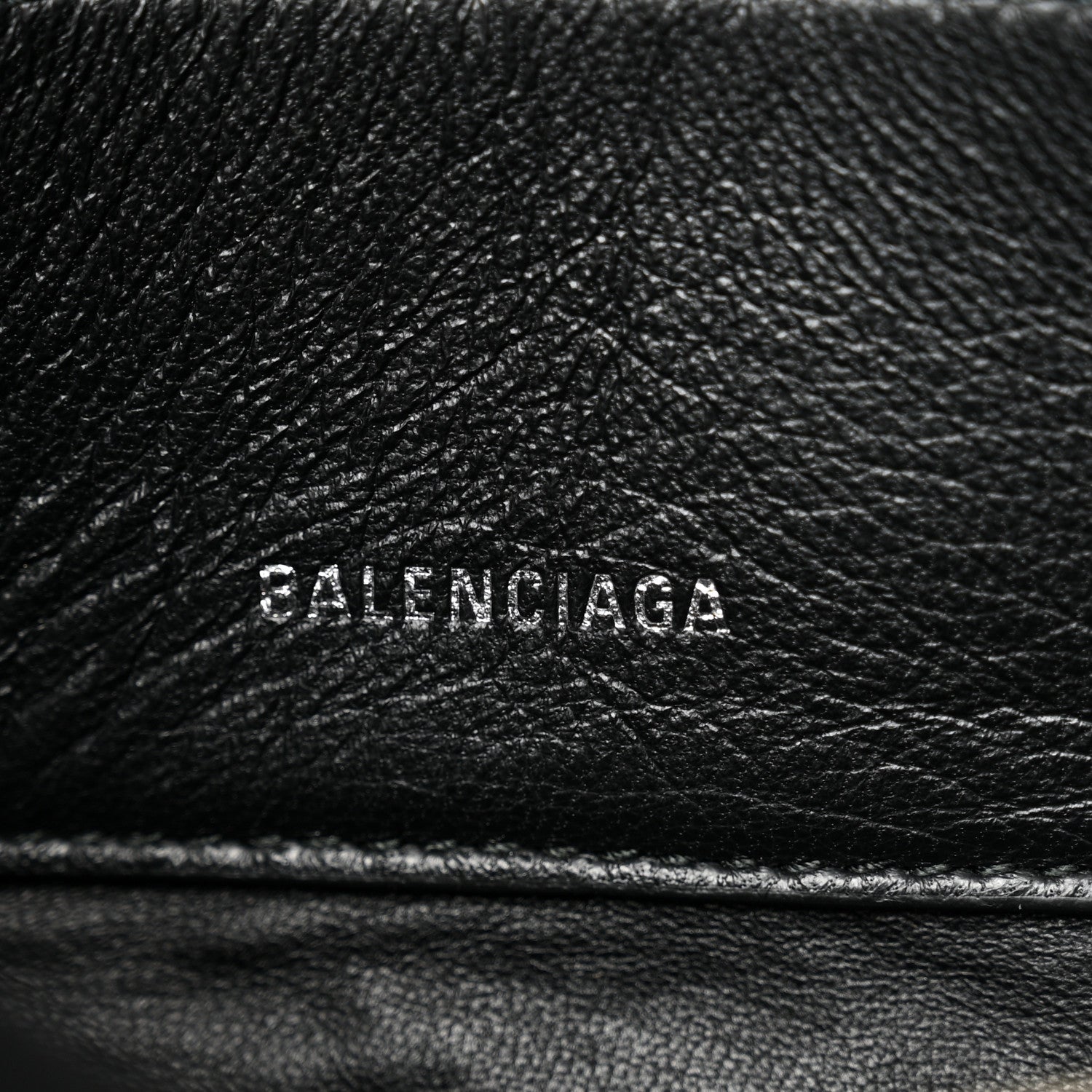 Balenciaga Calfskin Triangle Pouch M Bleu Canopee 6 of 9