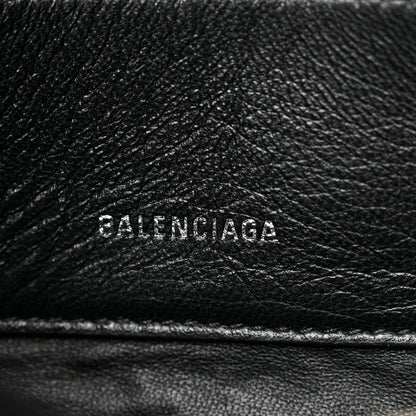 Balenciaga Calfskin Triangle Pouch M Bleu Canopee 6 of 9