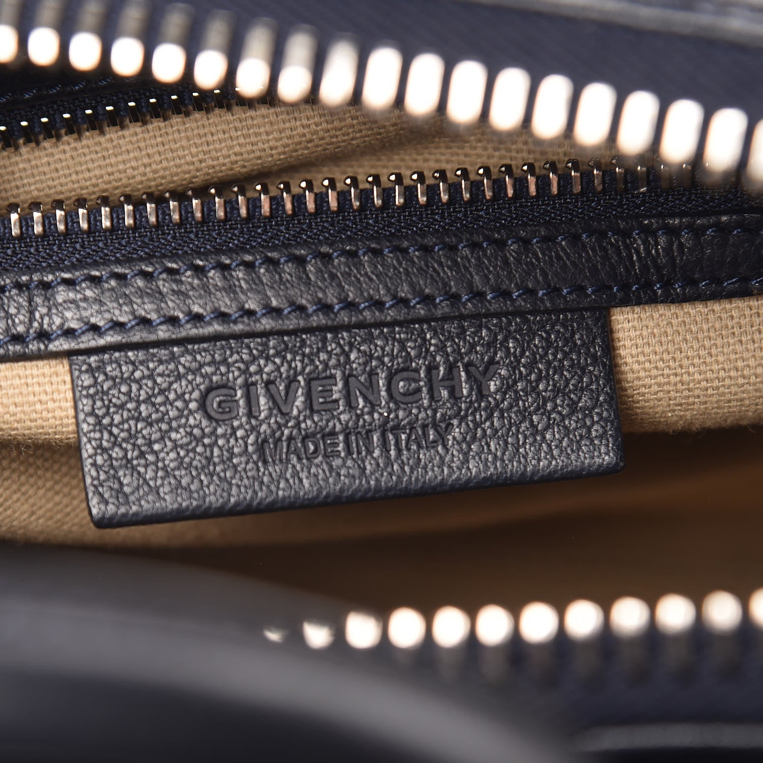Givenchy Sugar Goatskin Mini Antigona Night Blue 6 of 11