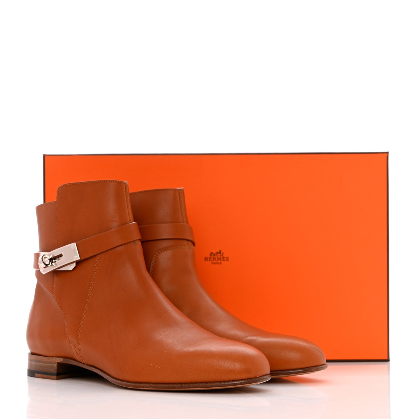 Calfskin Neo Low Boots 40 Natural