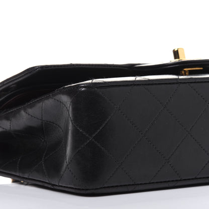 Chanel Lambskin Quilted Small Double Flap Black 12 of 14