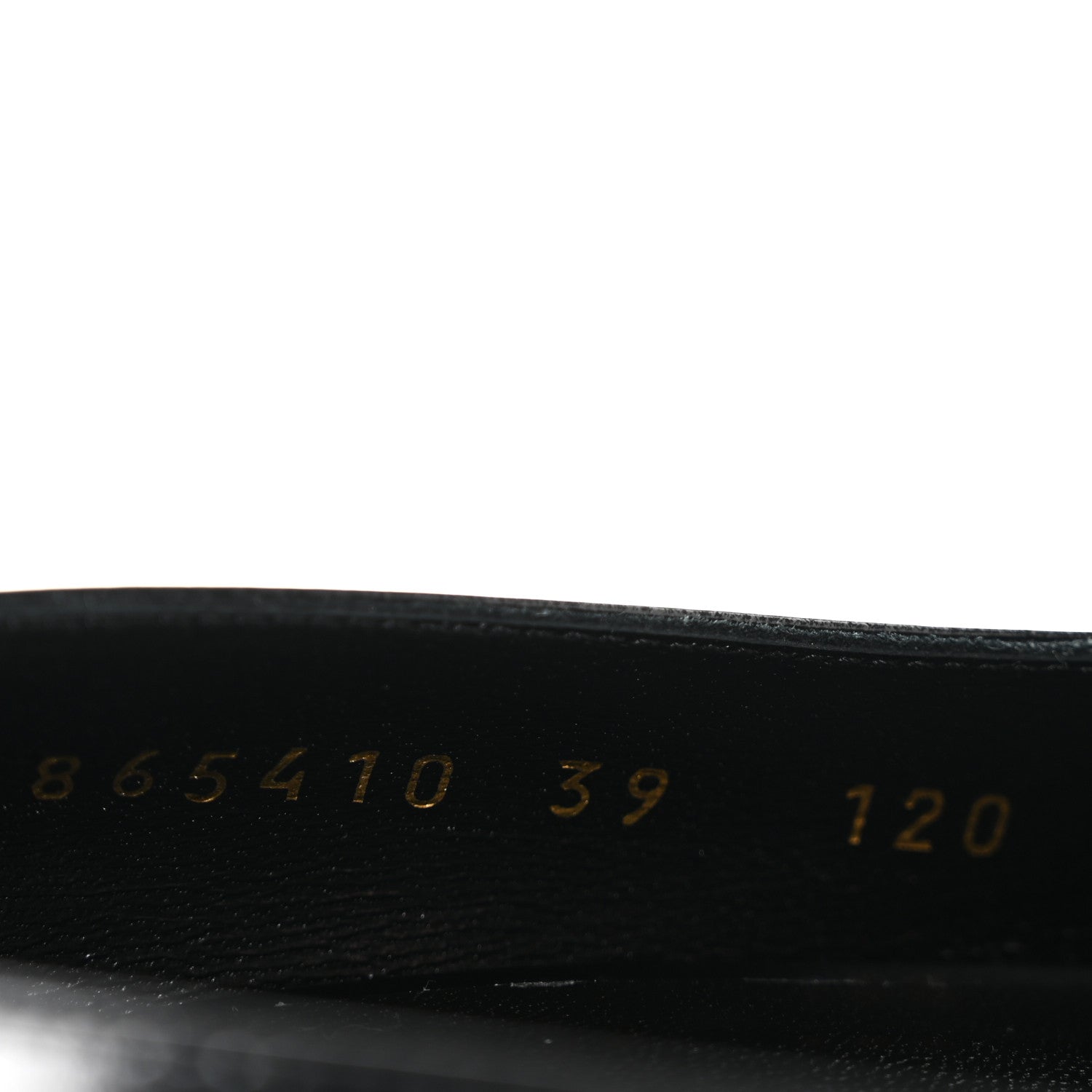 Gucci Shiny Calfskin Horsebit Signora 85mm Pumps 39 Black 9 of 10