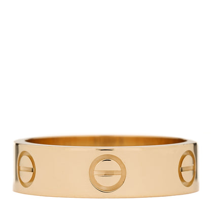 Cartier 18K Yellow Gold 5.5mm LOVE Ring 56 7.75 3 of 4