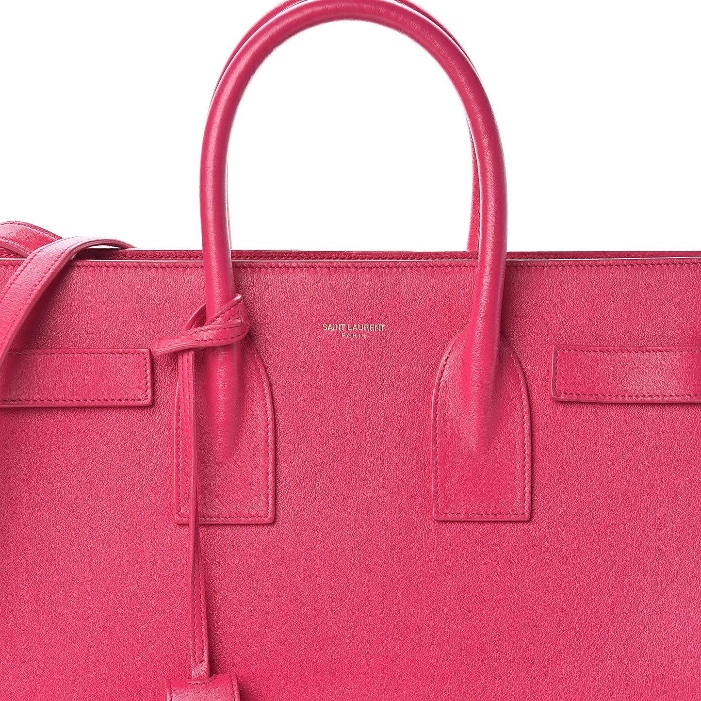 Calfskin Small Sac De Jour Lipstick Fuchsia