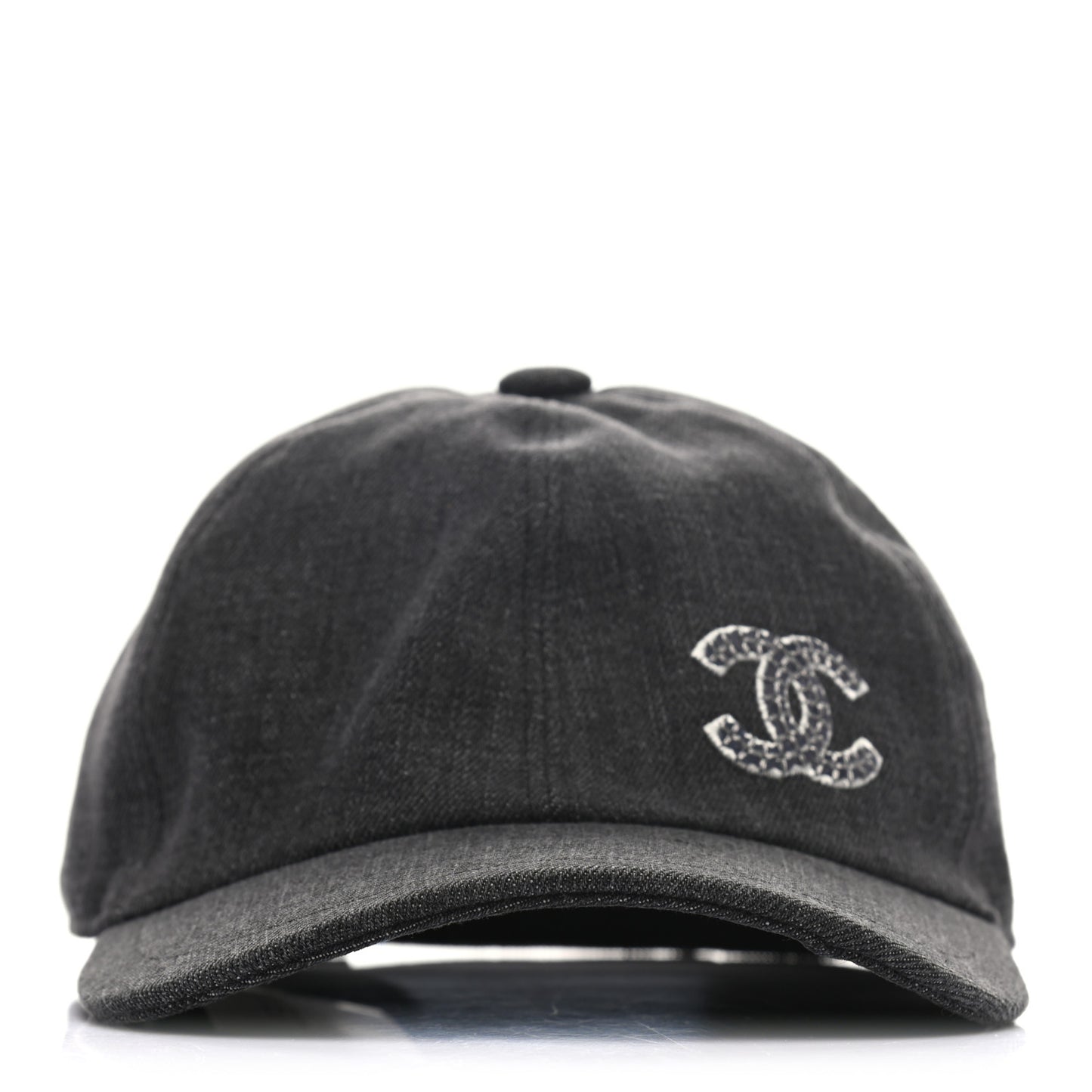 Cotton Sequin CC Cap Hat Black