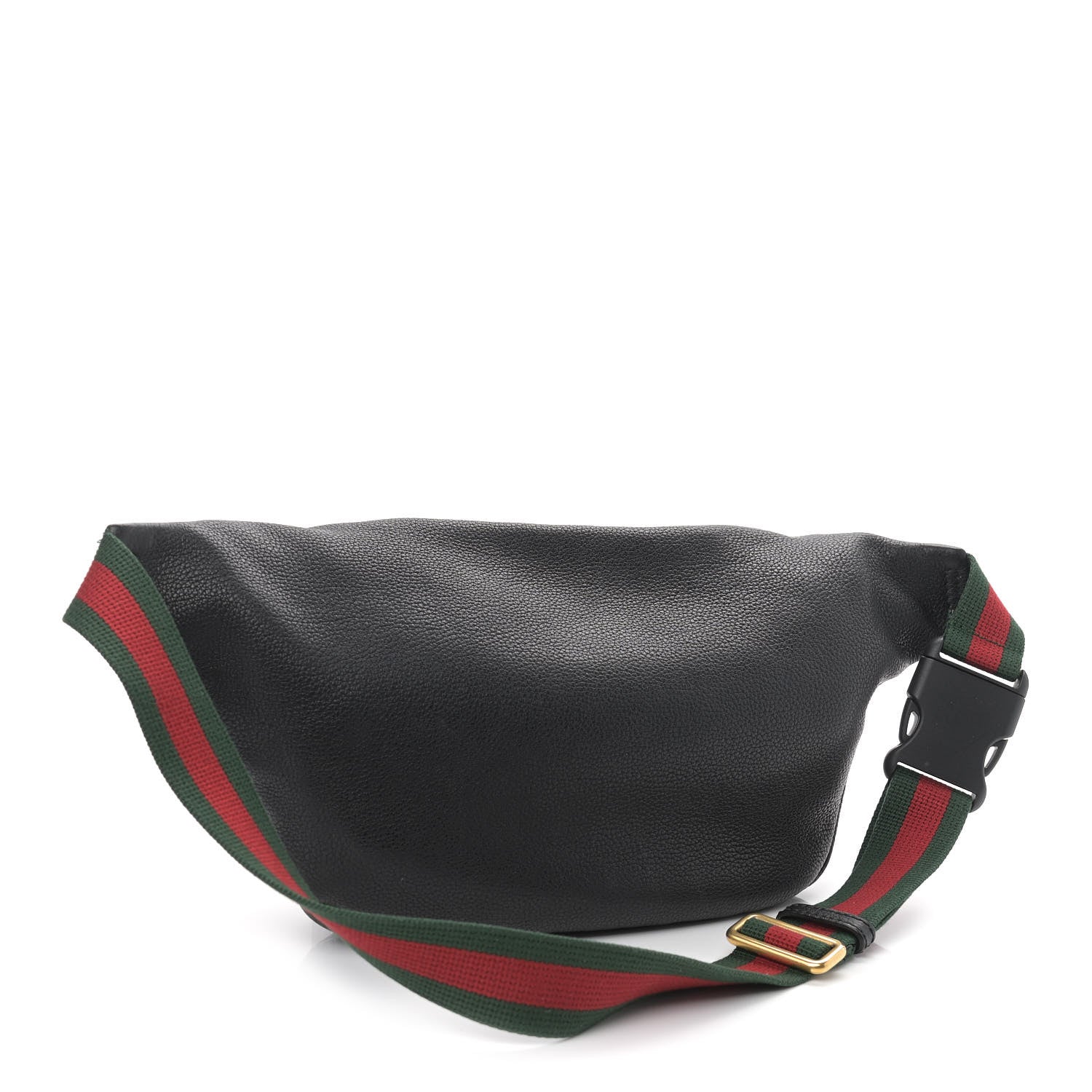 Gucci Grained Calfskin Logo Belt Bag Black 3 of 9