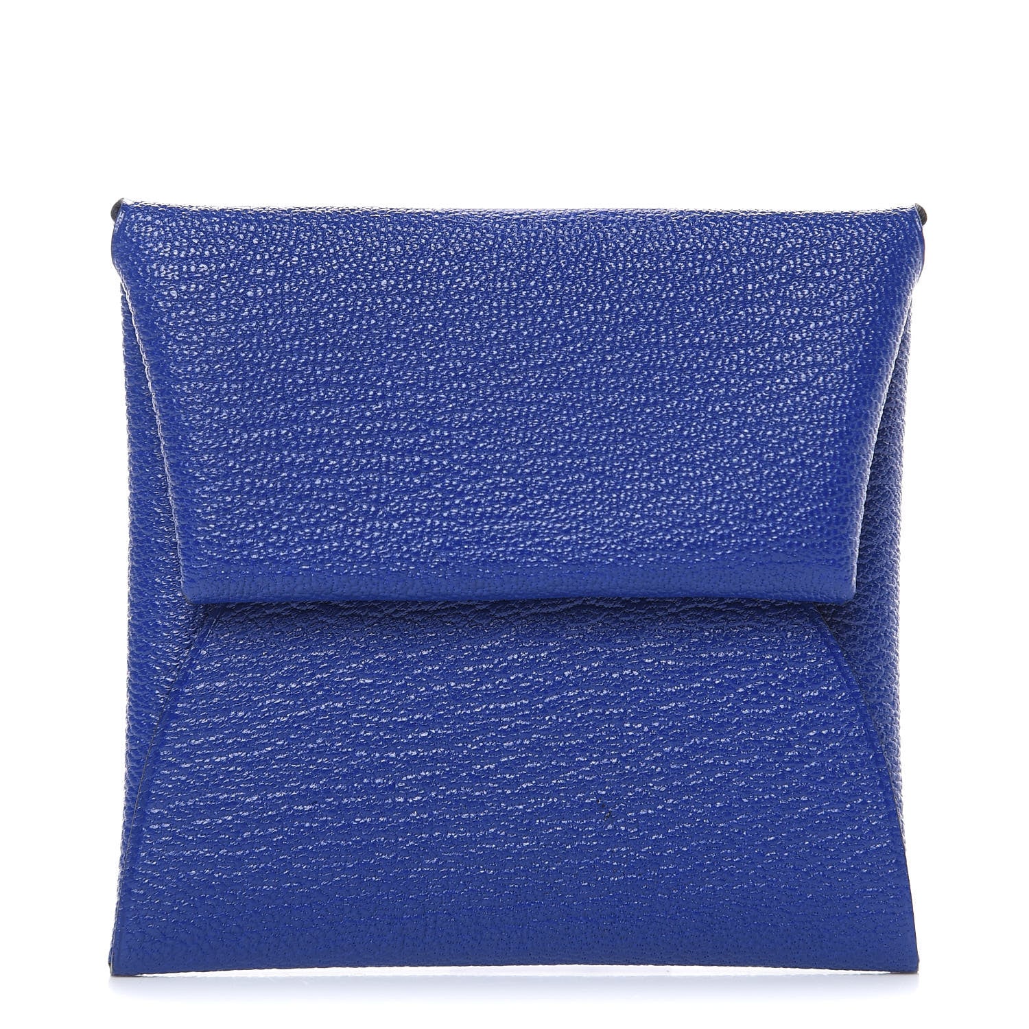 Hermes Chevre Mysore Bastia Coin Purse Bleu Electrique 1 of 7