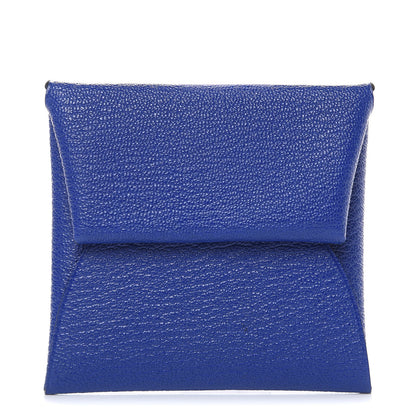 Hermes Chevre Mysore Bastia Coin Purse Bleu Electrique 1 of 7
