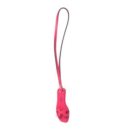 Hermes Epsom Butler Calfskin Hunter Oran Nano Bag Charm Rose Mexico 1 of 6
