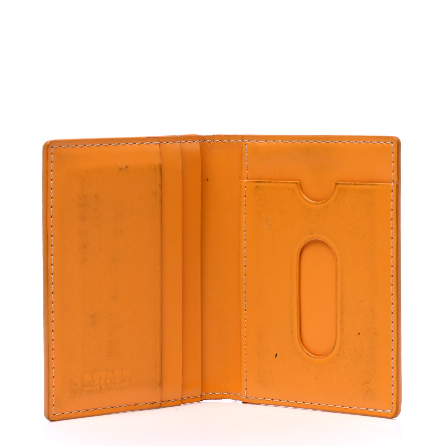 Goyard Goyardine Saint Marc Card Holder Yellow 3 of 6