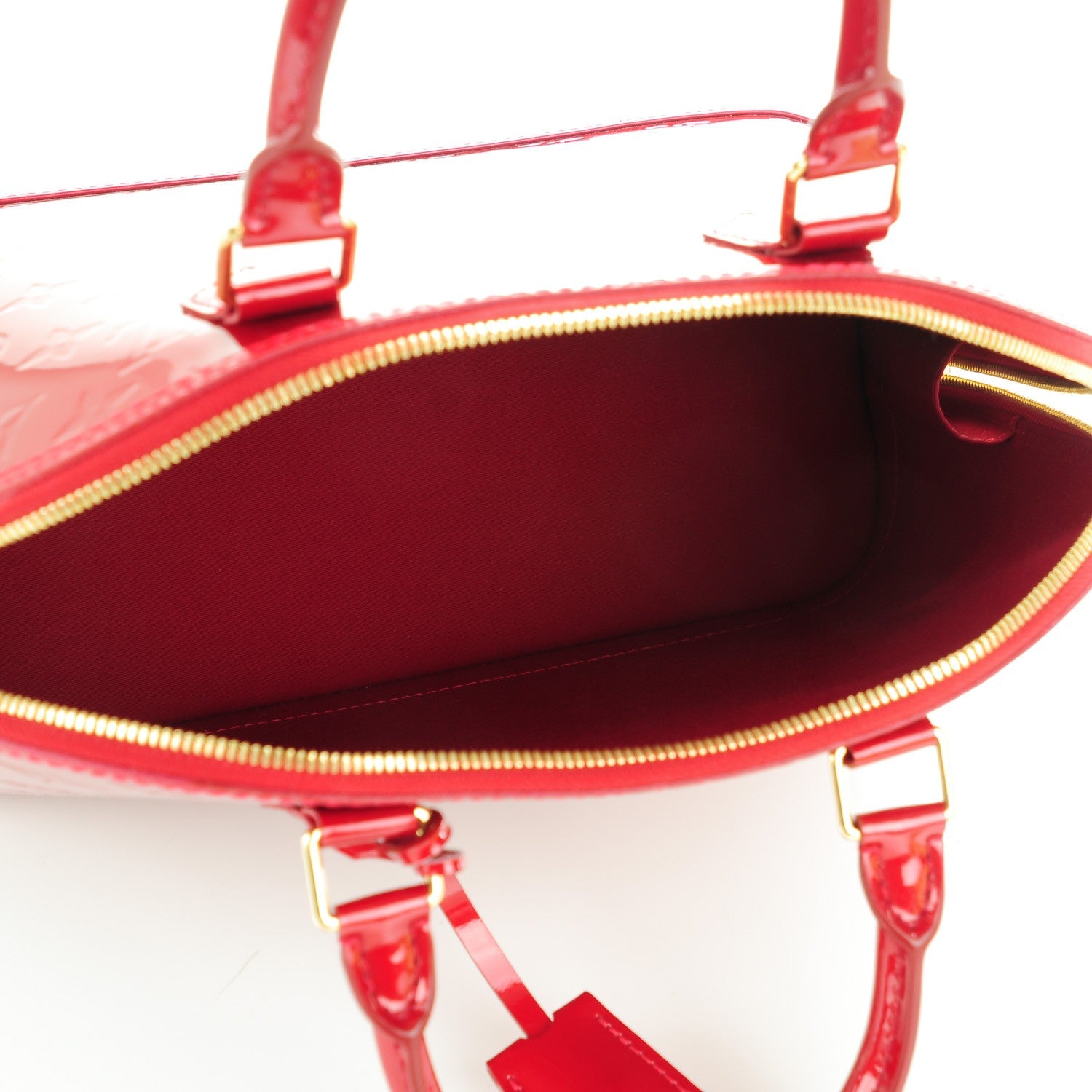 Louis Vuitton Vernis Alma MM Pomme D'Amour 5 of 8