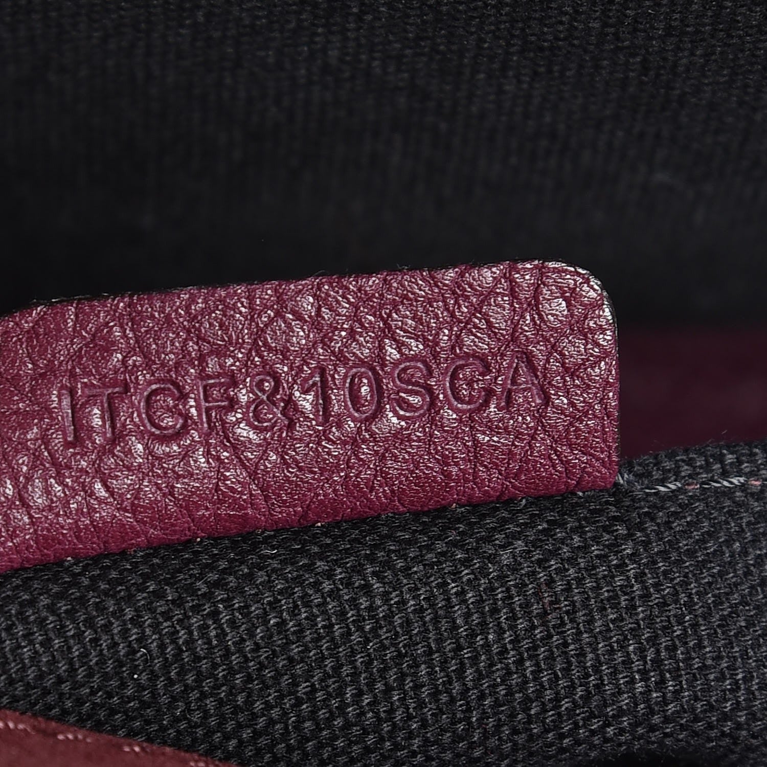 Burberry Derby Calfskin House Check Small Macken Crossbody Bag Mahogany Red 8 of 8