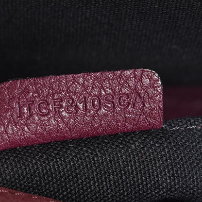 Burberry Derby Calfskin House Check Small Macken Crossbody Bag Mahogany Red 8 of 8