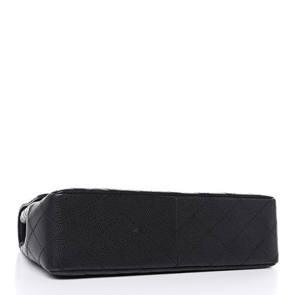 Chanel Caviar Quilted Jumbo Single Flap Black 4 of 12