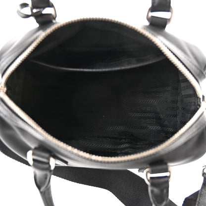 Prada Nylon Saffiano Re-Edition 2005 Top Handle Crossbody Bag Black 8 of 13