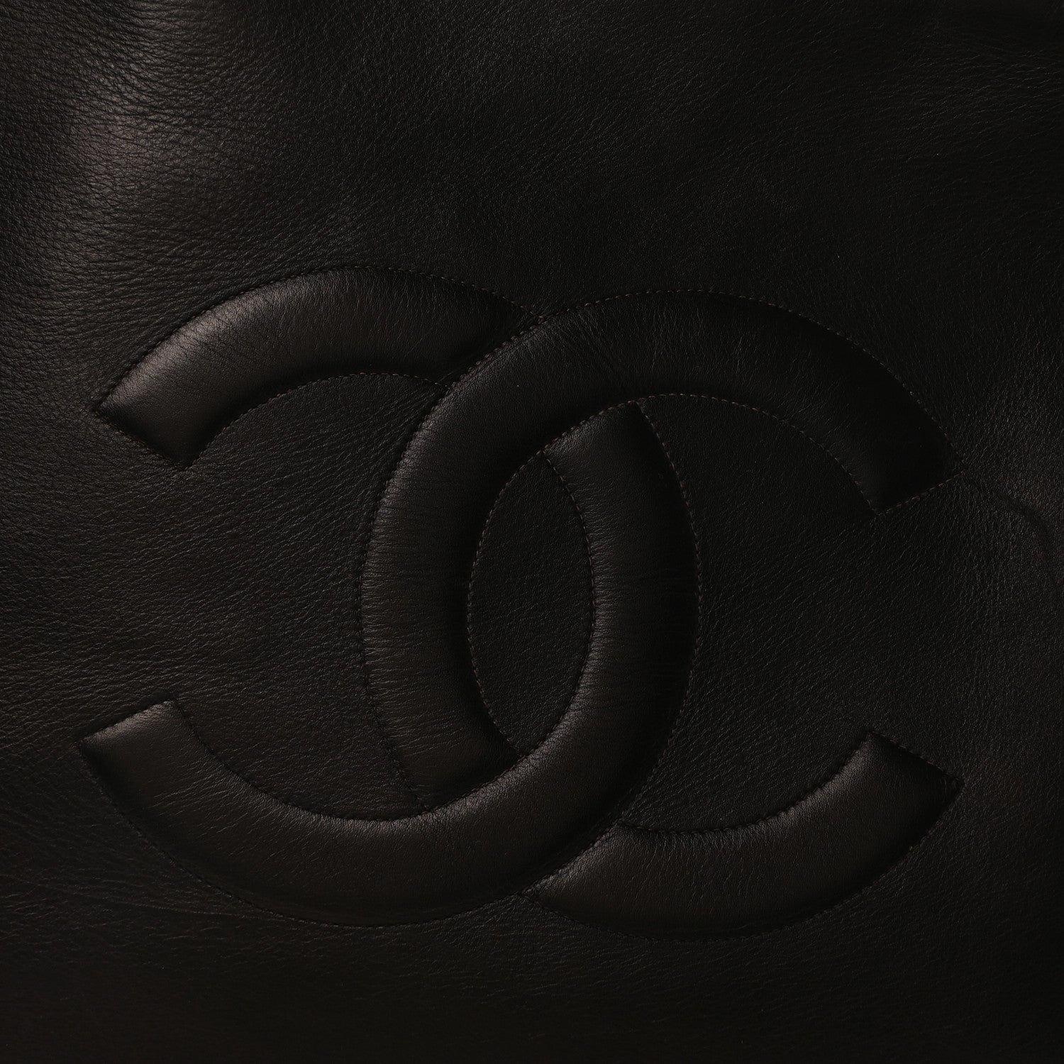 Chanel Lambskin CC Tote Black 9 of 11