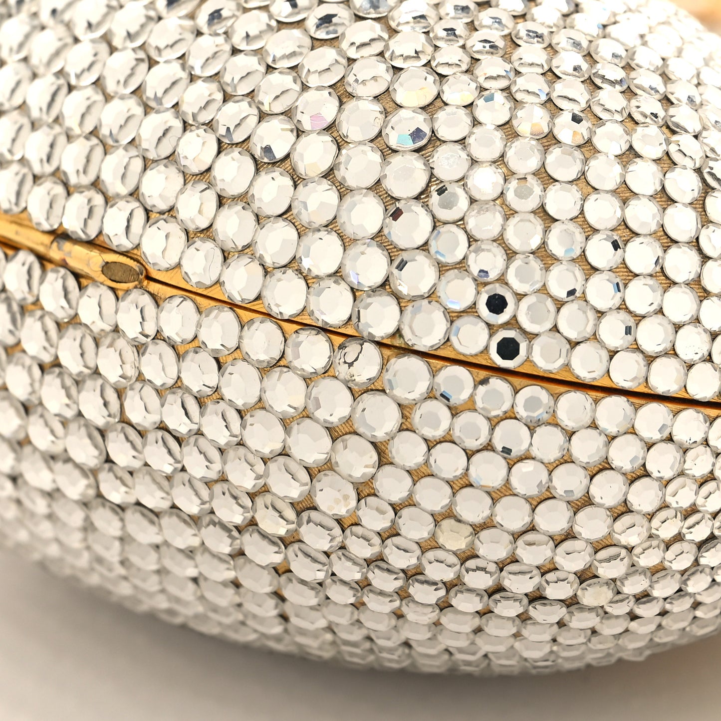 Swarovski Crystal Chatelaine Minaudiere Gold