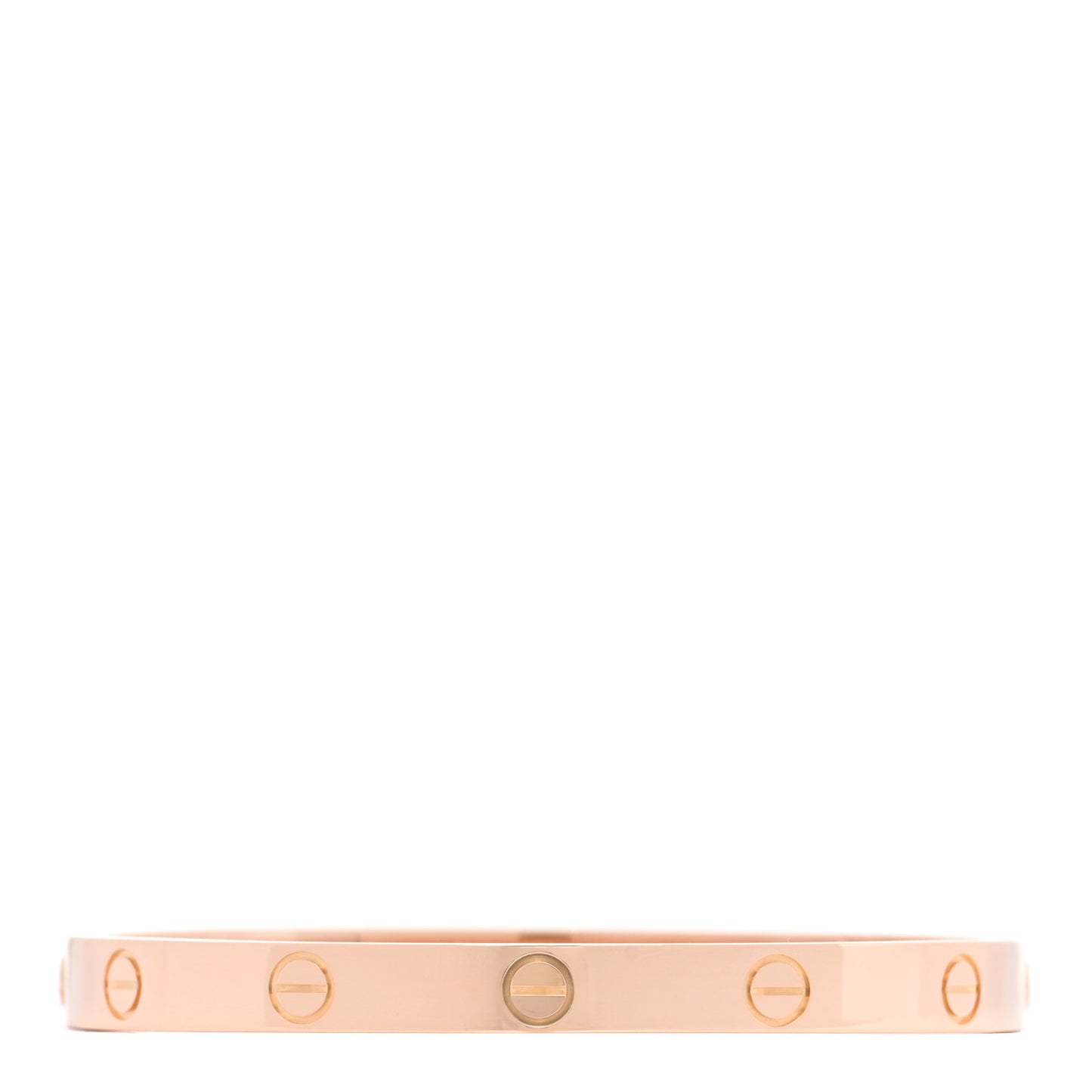 18K Pink Gold LOVE Bracelet 17