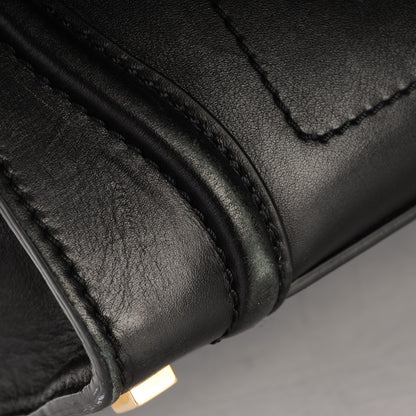 Celine Smooth Calfskin Micro Luggage Black 8 of 10