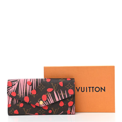 Louis Vuitton Monogram Jungle Dots Sarah Wallet Sugar Pink Poppy 7 of 7