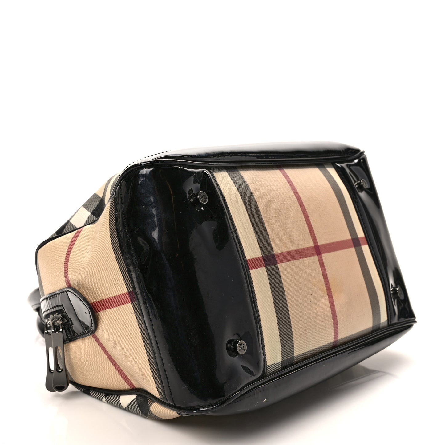 Supernova Check Patent Bowling Bag Black