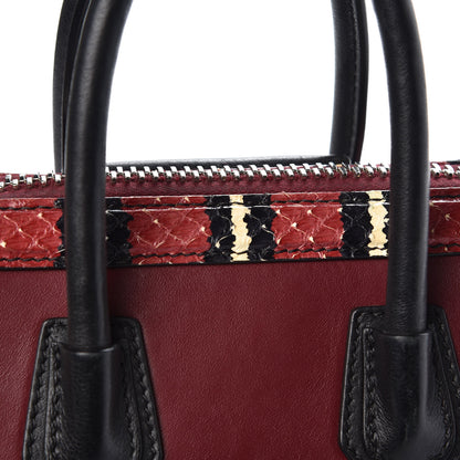 Givenchy Smooth Calfskin Ayers Mini Bi-Color Antigona Wine Black 8 of 8