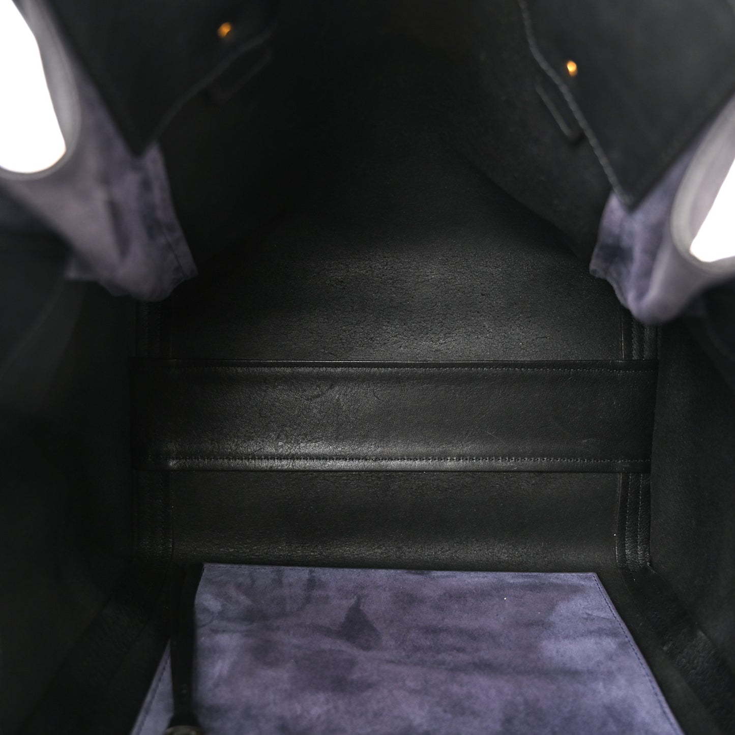 Smooth Calfskin Medium Milo Shopping Tote Black