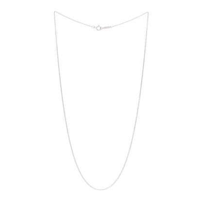 Tiffany 18K White Gold Chain Necklace 18" 3 of 5
