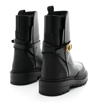 Christian Dior Calfskin Empreinte Ankle Boot 36.5 Black 4 of 8