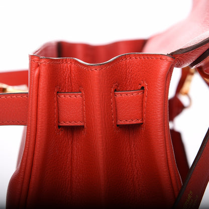 Hermes Evercolor Kelly Retourne 28 Rouge Tomate 13 of 28