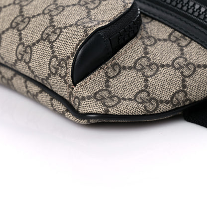 Gucci GG Supreme Monogram Belt Bag Black 8 of 11