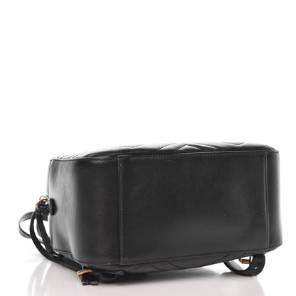 Gucci Calfskin Matelasse GG Marmont Backpack Black 4 of 9