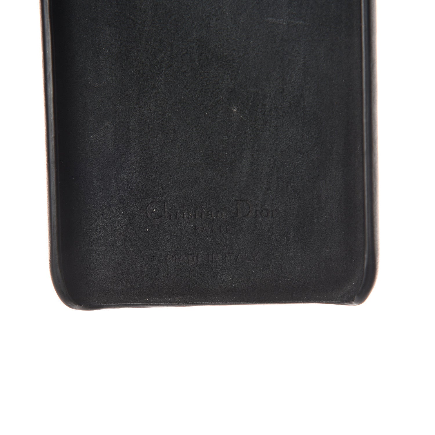 Christian Dior Oblique Calfskin Saddle iPhone X Case Blue 4 of 5
