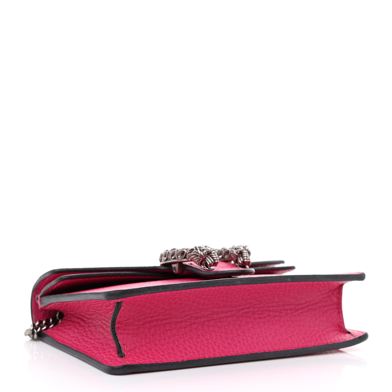 Gucci Dollar Calfskin Crystal Super Mini Dionysus Shoulder Bag Box Pink Black Diamond 4 of 10
