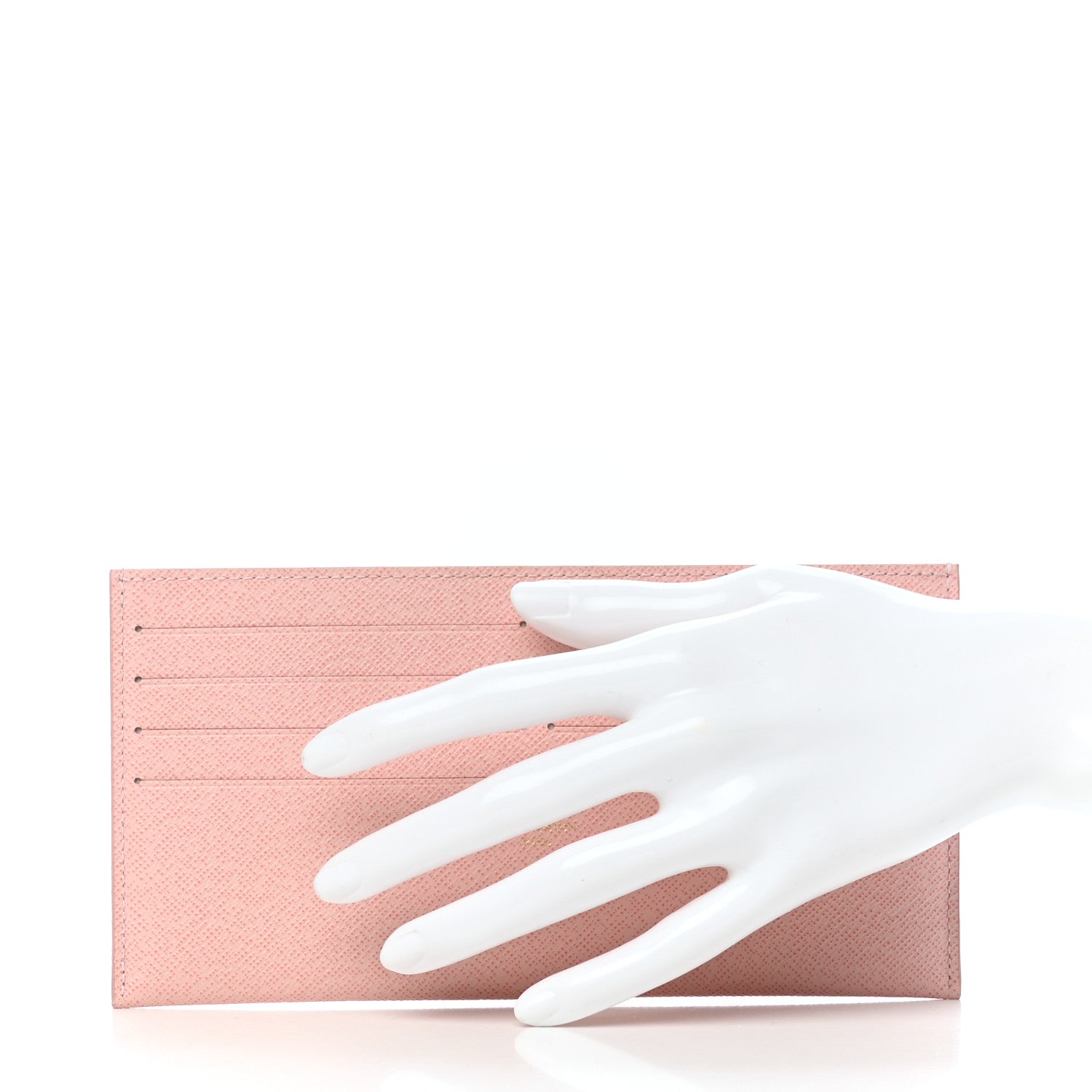 Louis Vuitton Calfskin Felicie Card Holder Insert Rose Ballerine 2 of 6