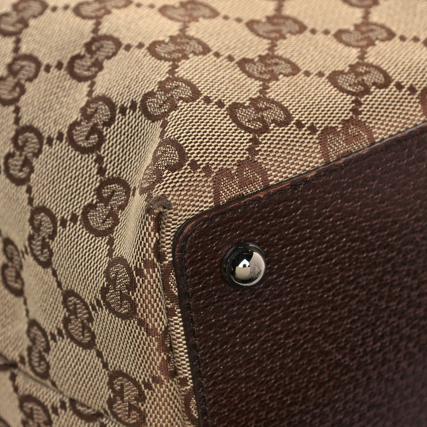 Monogram Large Eclipse Tote Brown