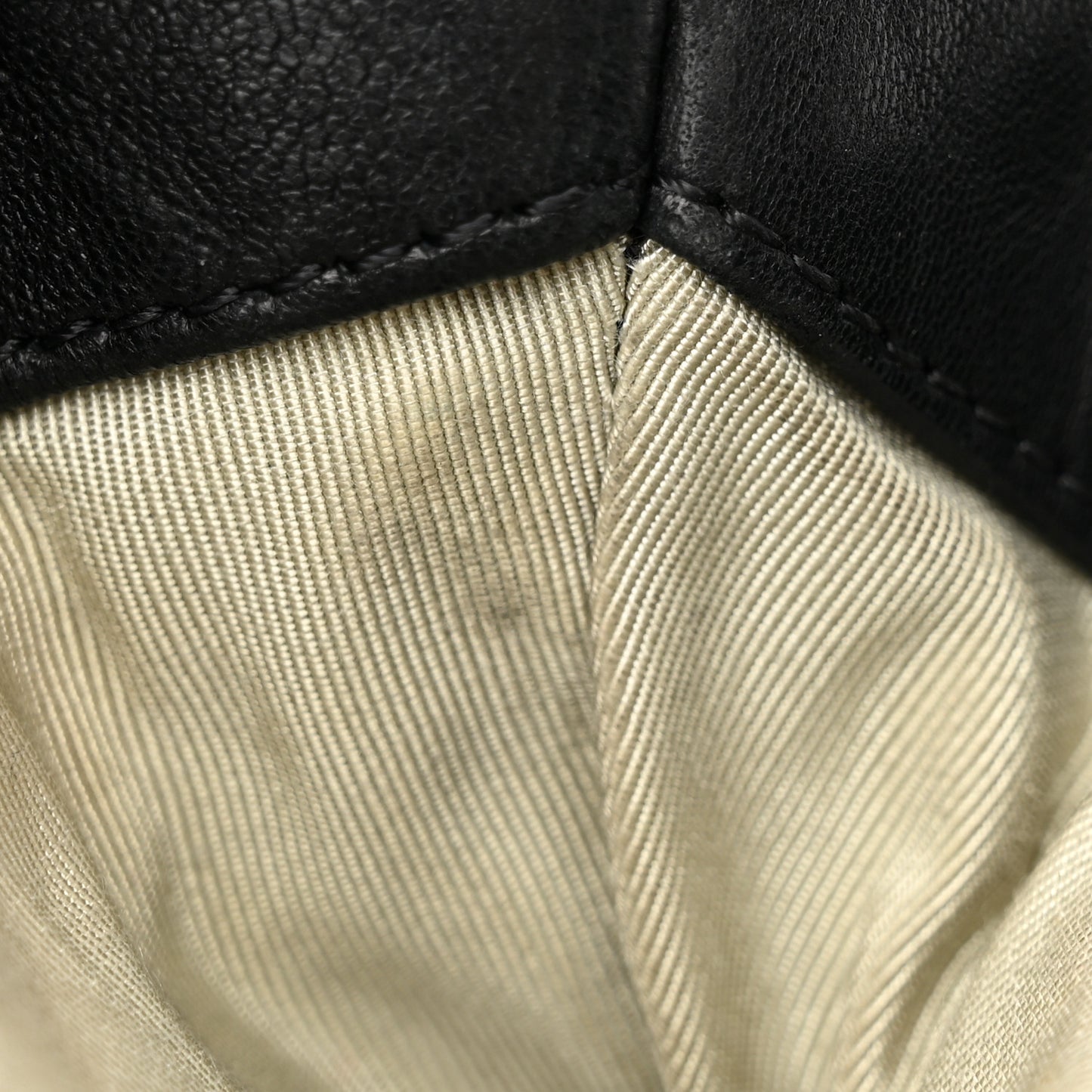 Washed Lambskin Quilted Mini Chain Around Flap Black